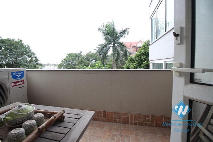 Large and bright apartment for rent in Tay Ho, Hanoi. 